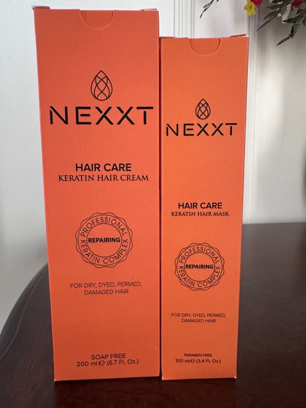 Nexxt Keratin Hair Care Set -mask and cream